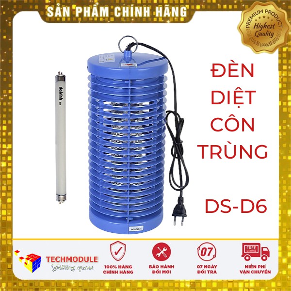 [Chính hãng] Đèn bắt muỗi, diệt côn trùng Đại Sinh mã DS-D6 (Nhựa chịu nhiệt)-Bảo hành 6 tháng chính hãng