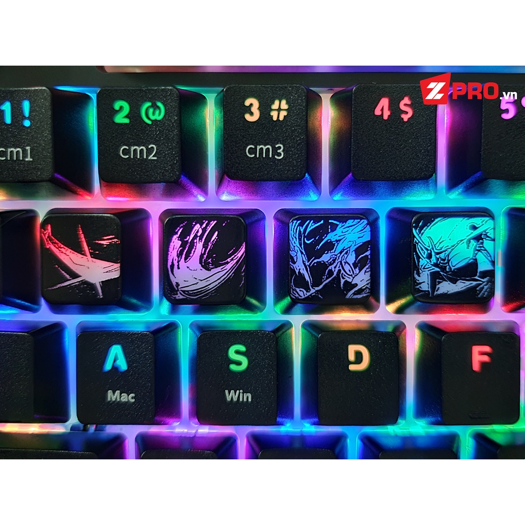 Bộ Keycap LOL Kỹ Năng Yone - Yone SKILL (4 phím)