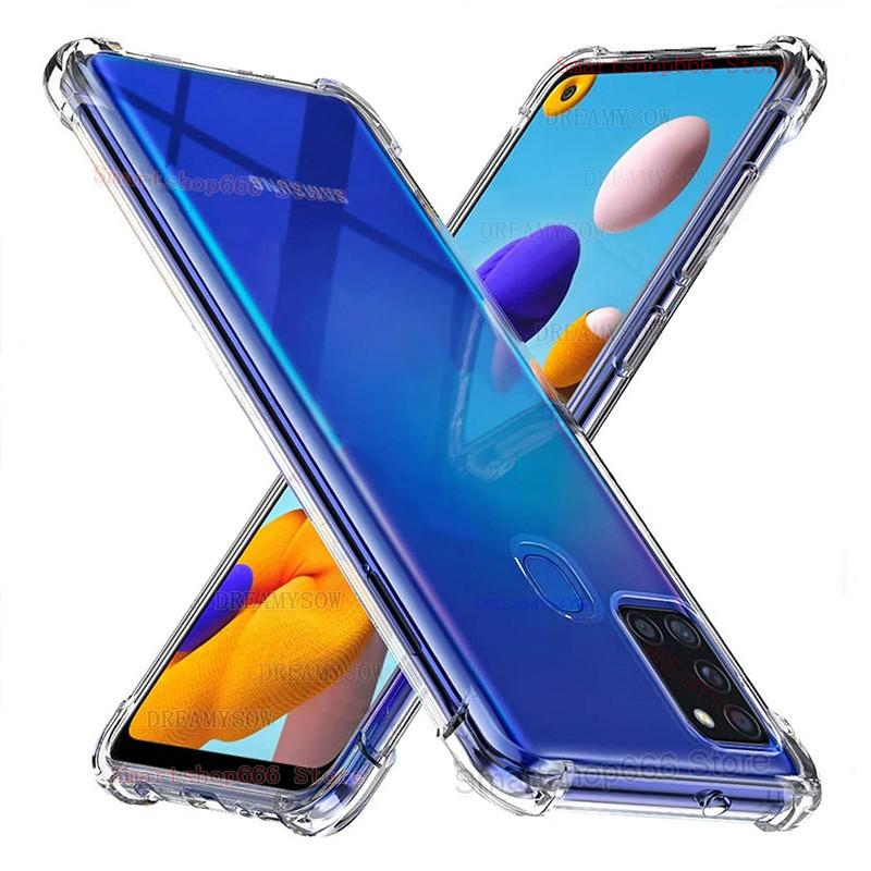 Ốp điện thoại chống sốc trong suốt cho  For SAMSUNG GALAXY M31 M21 M11