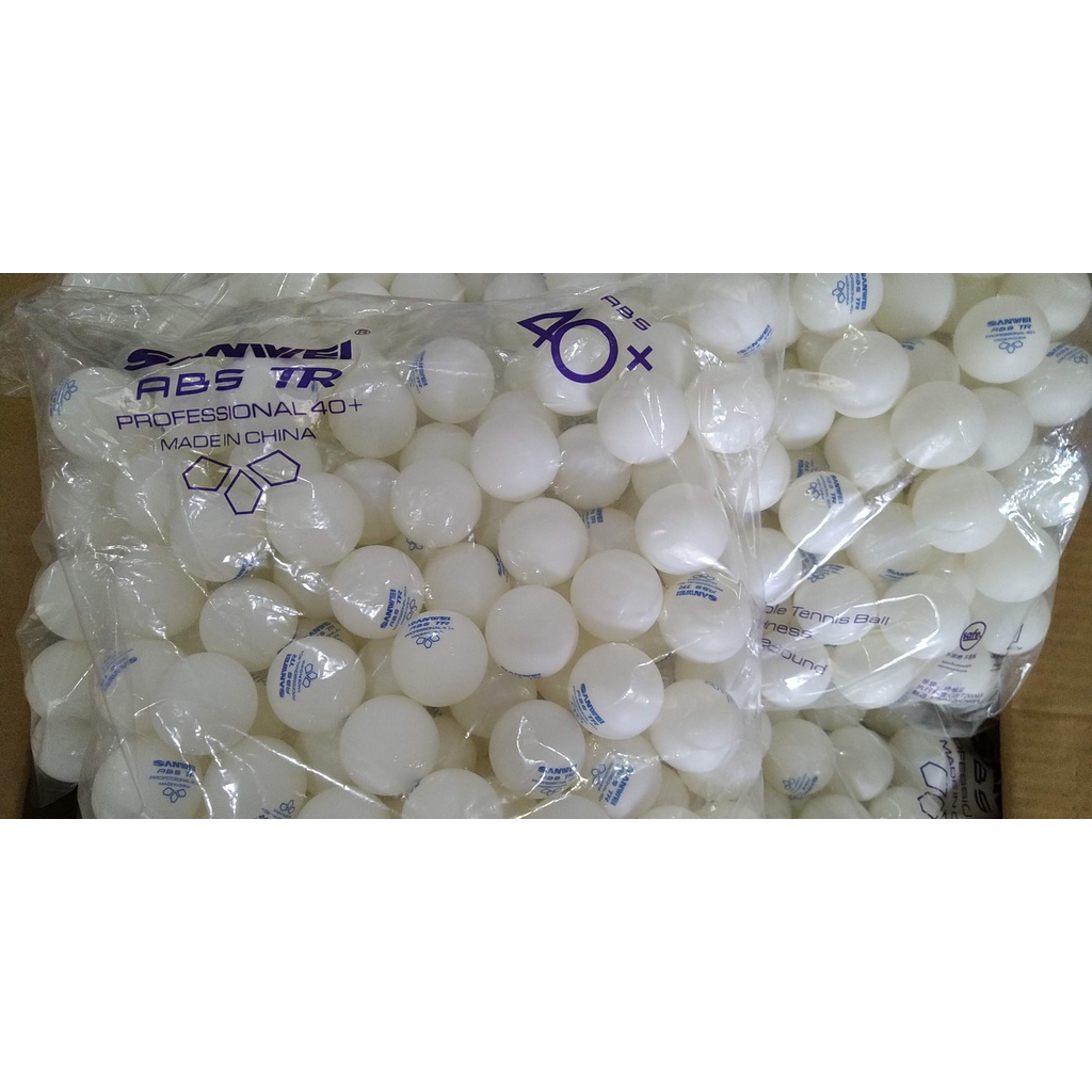 Bóng tập Sanwei TR cho thị trường nội địa CHÍNH HÃNG túi 100 quả và lẻ 50 quả