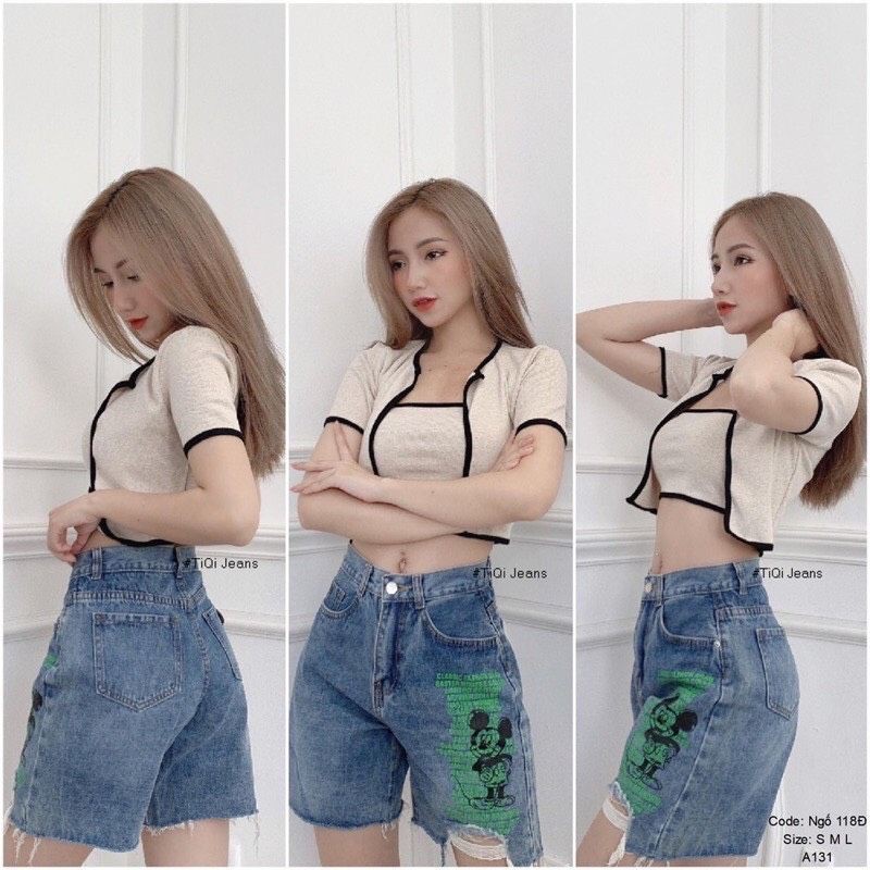 SÉT 2in1Áo croptop kiểu ngoài + áo ống trong thun borip chuẩn đẹp☘️☘️