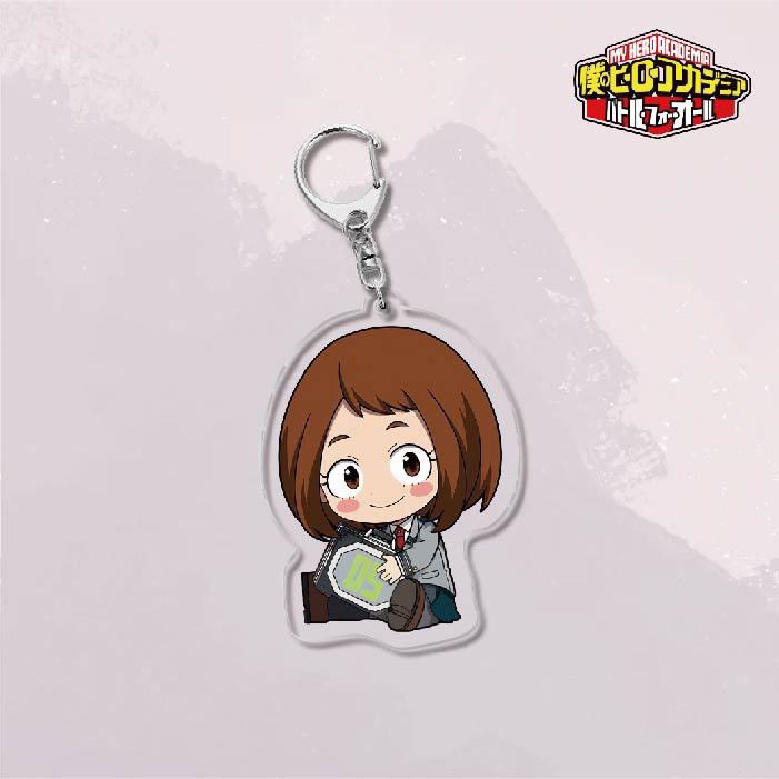 ( NGỒI ) Móc khóa BOKU NO HERO ACADEMIA Học Viện Anh Hùng anime chibi Mica trong acrylic trang trí
