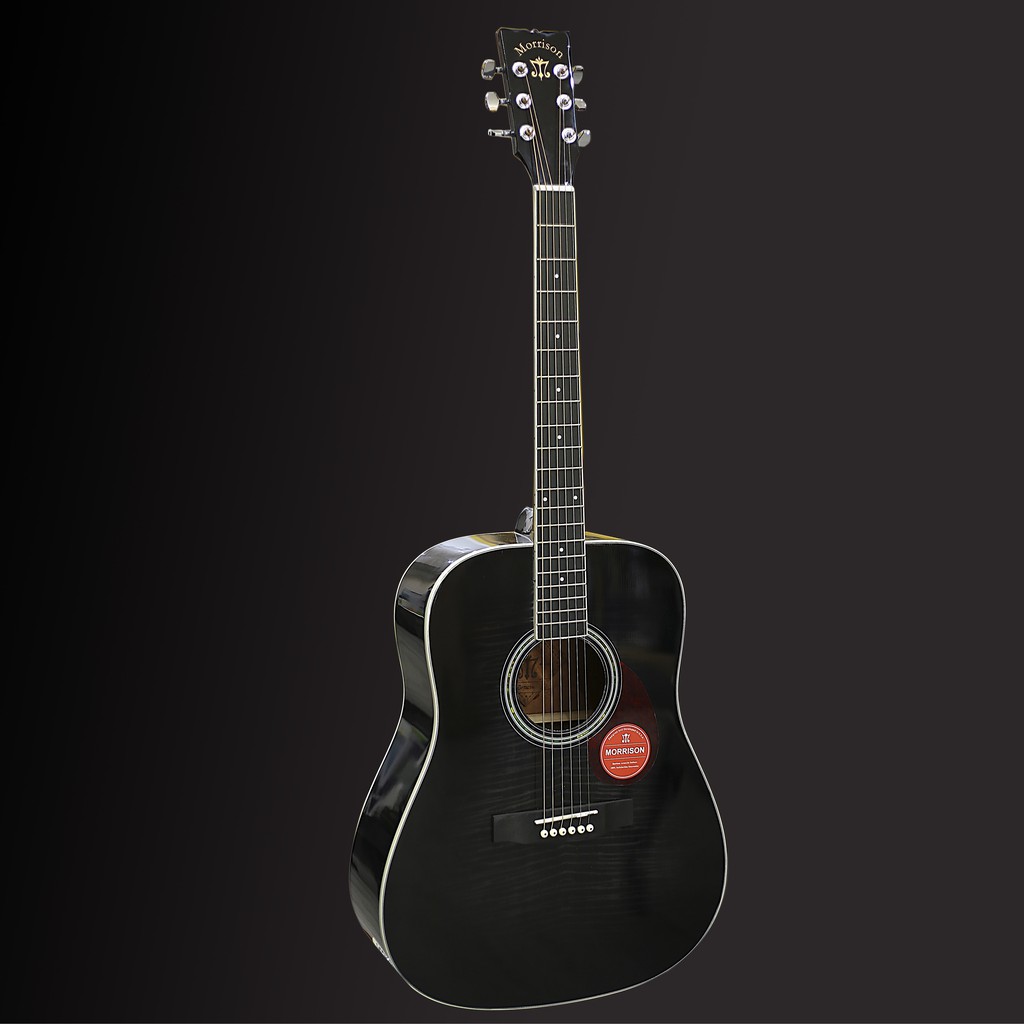 [Tặng kèm Bao đàn, capo, pick] Đàn Guitar Acoustic Morrison 405BK Huyền Thoại Mặt Top Gỗ Nguyên Tấm New Model 2021