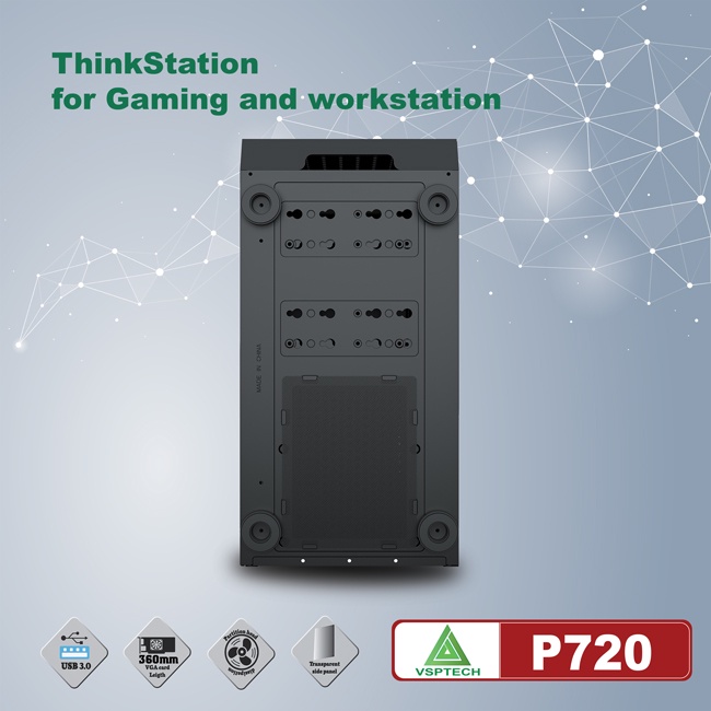 Vỏ Case máy tính VSPTECH ThinkStation P720 LED RGB (Full ATX)