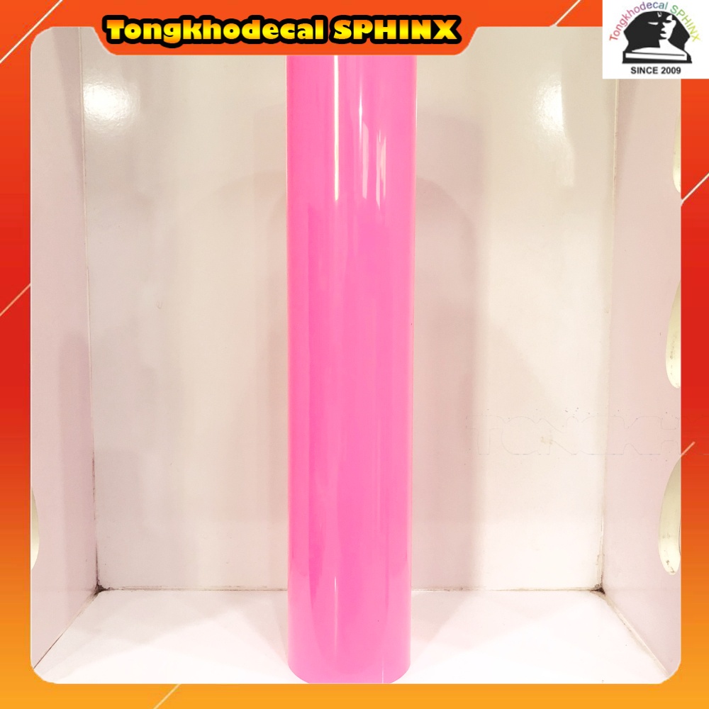 Decal PVC màu neon ép nhiệt lên áo