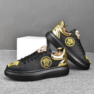[LIMITED+FULLBOX] Giày Nam VERSACE Đen Cao Cấp - GIÀY VERSACE Nam FULLBOX - Mẫu Độc Quyền Số Lượng Có Hạn