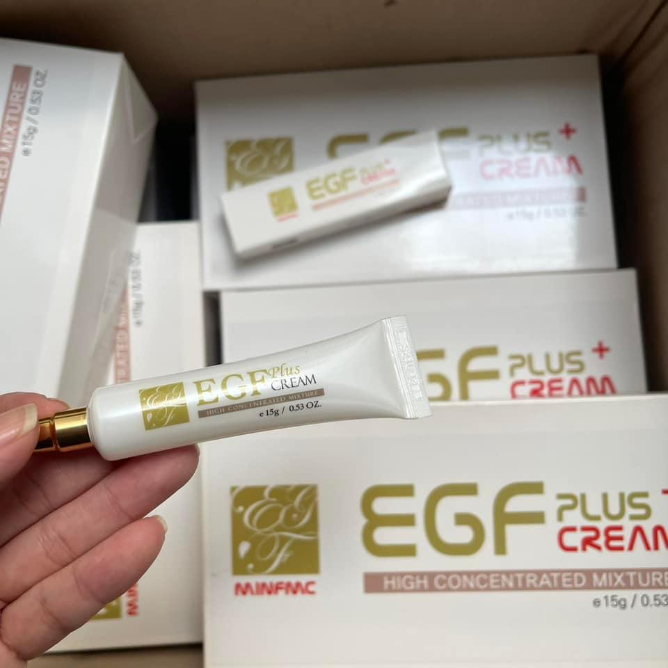 Kem Dưỡng Phục hồi da EGF PLUS+ CREAM Tái Tạo Da chứa yếu tố tăng trưởng biểu bì sau lăn kim tiêm meso