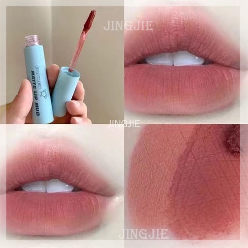 [Hàng mới về] Son kem lì thiết kế màu sắc dễ thương dành cho nữ