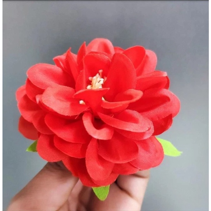 hoa trang trí bánh sinh nhật [FREESHIP❤️] hoa lụa cúc pháp trang trí bánh kem