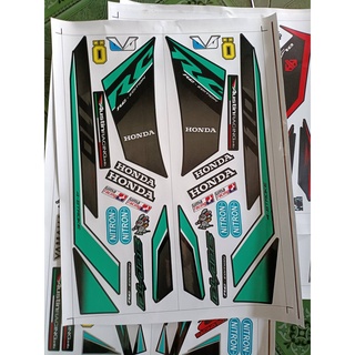 Tem rời blade 110 rc xanh lục bảo đen chế