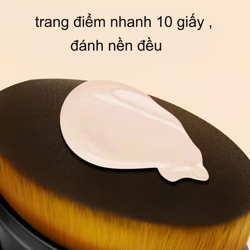 Cọ trang điểm tán kem nền dạng lỏng không để lại dấu vết, không rụng lông, tán kem đều