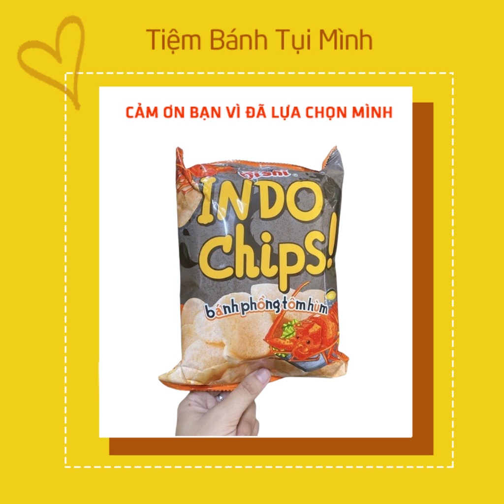 Bánh snack phồng tôm hùm Indo Chips 39gram