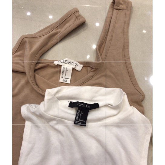 ▫✇Bodysuit Basic F21 VNXK (1 màu) | BigBuy360 - bigbuy360.vn