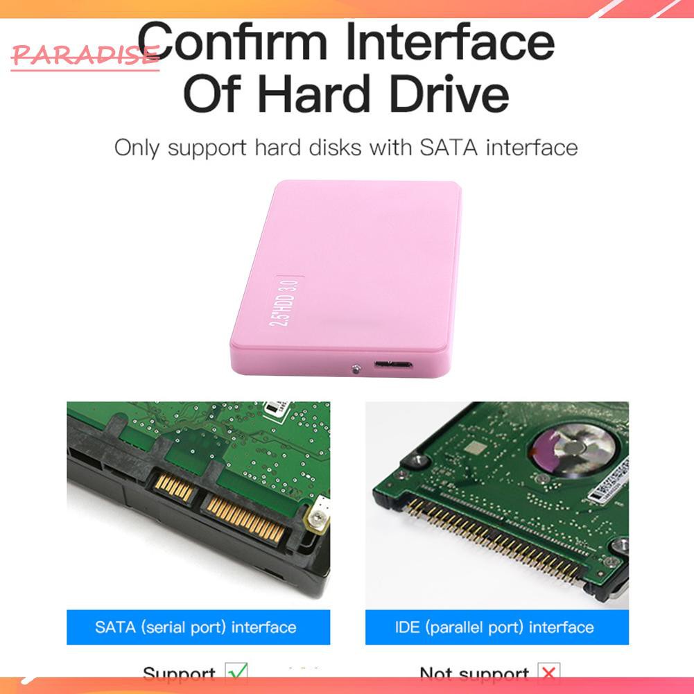 Hộp Đựng Ổ Cứng Ngoài 2.5 Hdd Ssd Sata Sang Usb 3.0 Hỗ Trợ 8tb | BigBuy360 - bigbuy360.vn