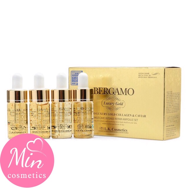 Set 4 Serum vàng BERGAMO