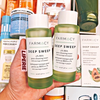 [Farmacy] Nước hoa hồng Farmacy Deep Sweep 2% BHA Pore Cleaning Toner with Moringa + Papaya