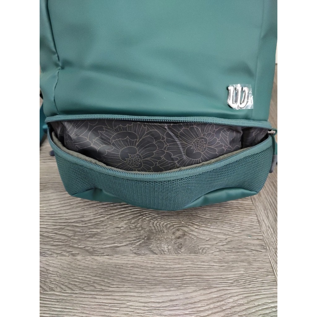 Balo Đựng Vợt Tennis Wilson Minimalist Backpack Green 2019 #WRZ865995