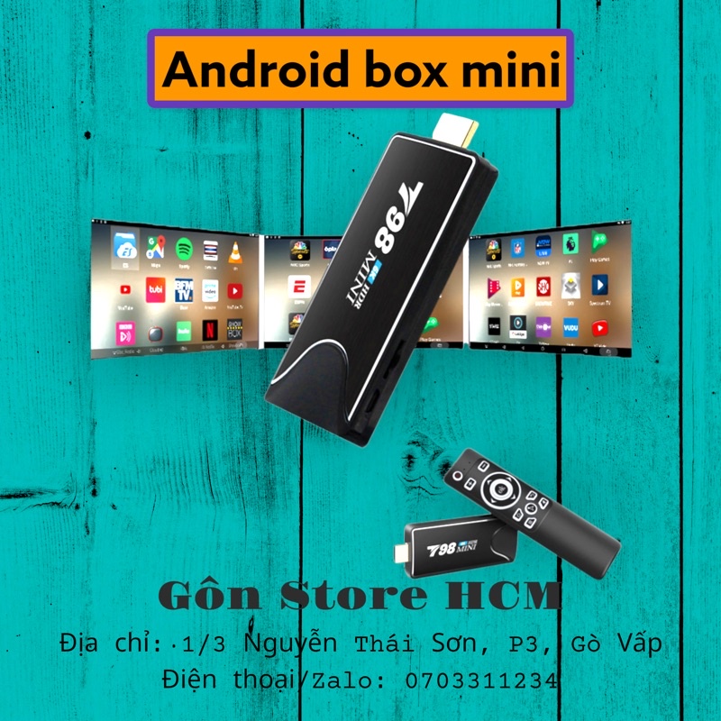 Thiết bị Android box mini T98 chất lượng, xử lý mượt, tín hiệu ổn định, bắt wifi cực mạnh!!!