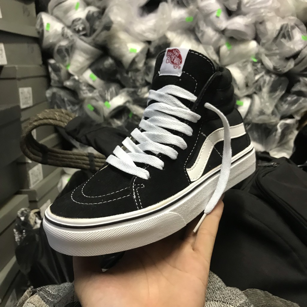>ẢNH THẬT-HÀNG THẬT< Giày Sneaker trượt ván Old Skool SK8 đen cao cổ nỉ nam nữ | BigBuy360 - bigbuy360.vn