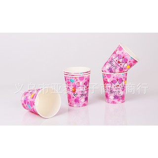 chữ HPBD + Cốc, mũ, đĩa , kèn