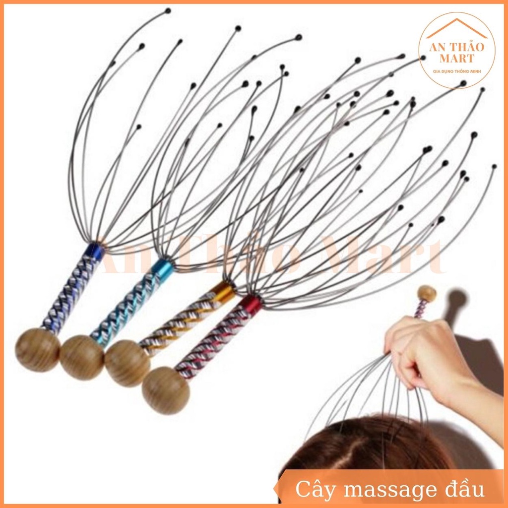 Cây Massage Đầu Thư Giãn, Gậy Massage Giúp Giảm Stress Căng Thẳng