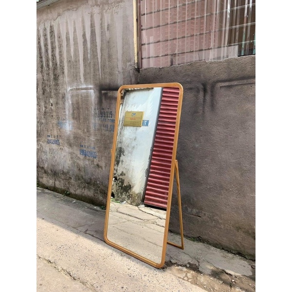 Gương toàn thân cao cấp gỗ tự nhiên loại một,gương toàn thân soi dáng cao A335