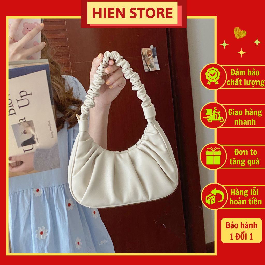 ❤️Túi Sách Cầm Tay Dáng Thuyền Dúm Quai🍀Siêu Đẹp Siêu Sang Chảnh Thiết Kế Bởi Phong Cách Hàn Quốc