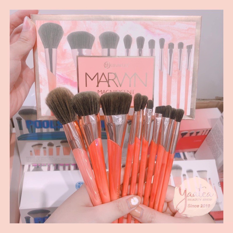 Bộ cọ trang điểm 10 cây BH Cosmetics Marvyn Macnificent Brush Set