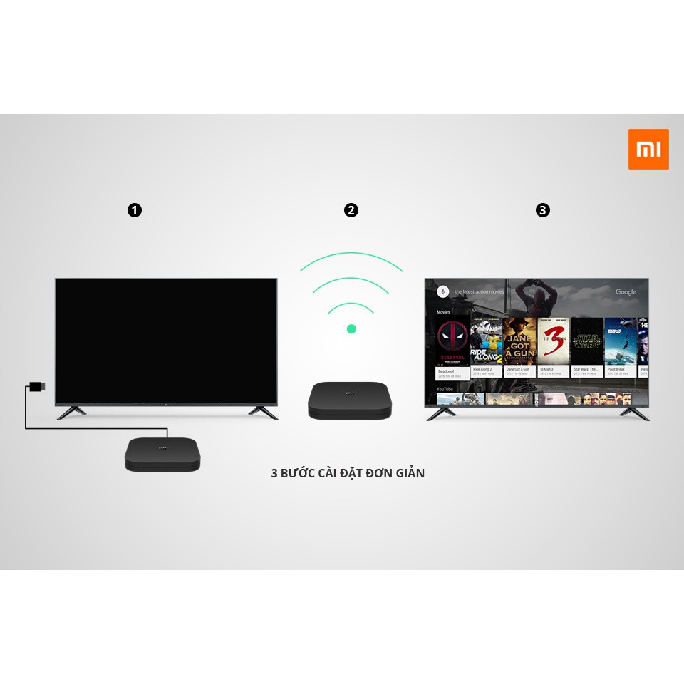 [New2022] Android Tivi Box Xiaomi Mibox S 4K (3840px2160p) HDR Bản quốc tế - Chính Hãng Digiworld