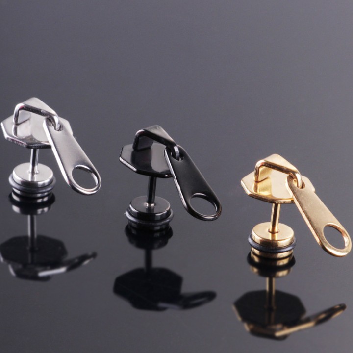 Bông Tai Nam Titan Không Đen TT 1364 - 1 cặp