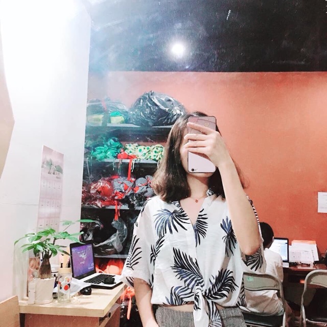 Áo đũi dừa tím than