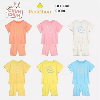 Bộ cộc quần lửng punchun cho bé ss23d4