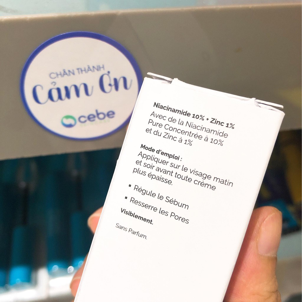 Serum The Ordinary Niacinamide 10% + Zinc 1% (30mL)