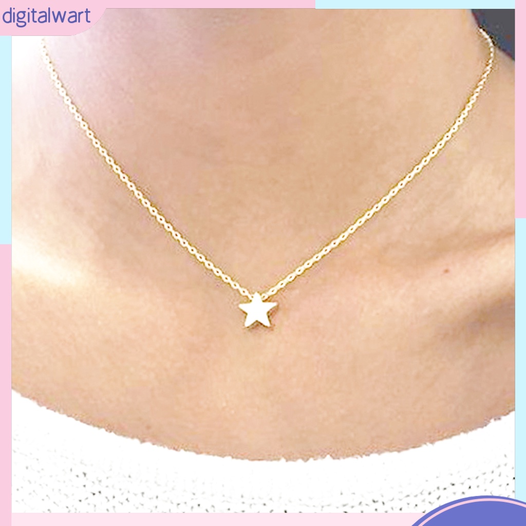 Dây chuyền mặt ngôi sao 5 cánh nhỏ xinh xắn đơn giản dành cho nữ