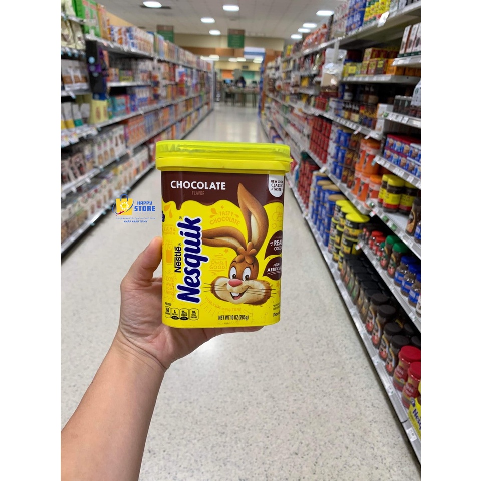 BỘT CACAO NESQUIK CHOCOLATE & STRAWBERRY 266GR
