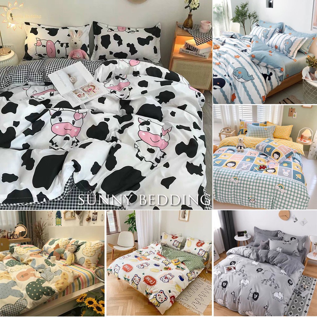 chăn ga gối cotton-POLY MẪU THÚ CƯNG ĐÁNG YÊU💖 | BigBuy360 - bigbuy360.vn