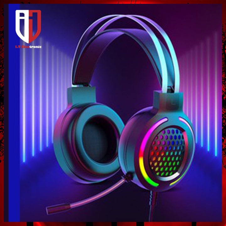 Tai Nghe Chụp Tai Gaming Headphone Có Dây Forev FVG99 Tai Nghe Nhạc Máy Vi Tính Laptop Điện Thoại
