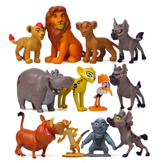 12 Cái / bộ Phim Disney Vua Sư Tử Simba Nala Pumbaa Timon Mufasa Timon Scar Zazu Anime Nhân Vật Hành Động Búp Bê Đồ Chơi Mô Hình Trẻ Em Quà Tặng Sinh Nhật