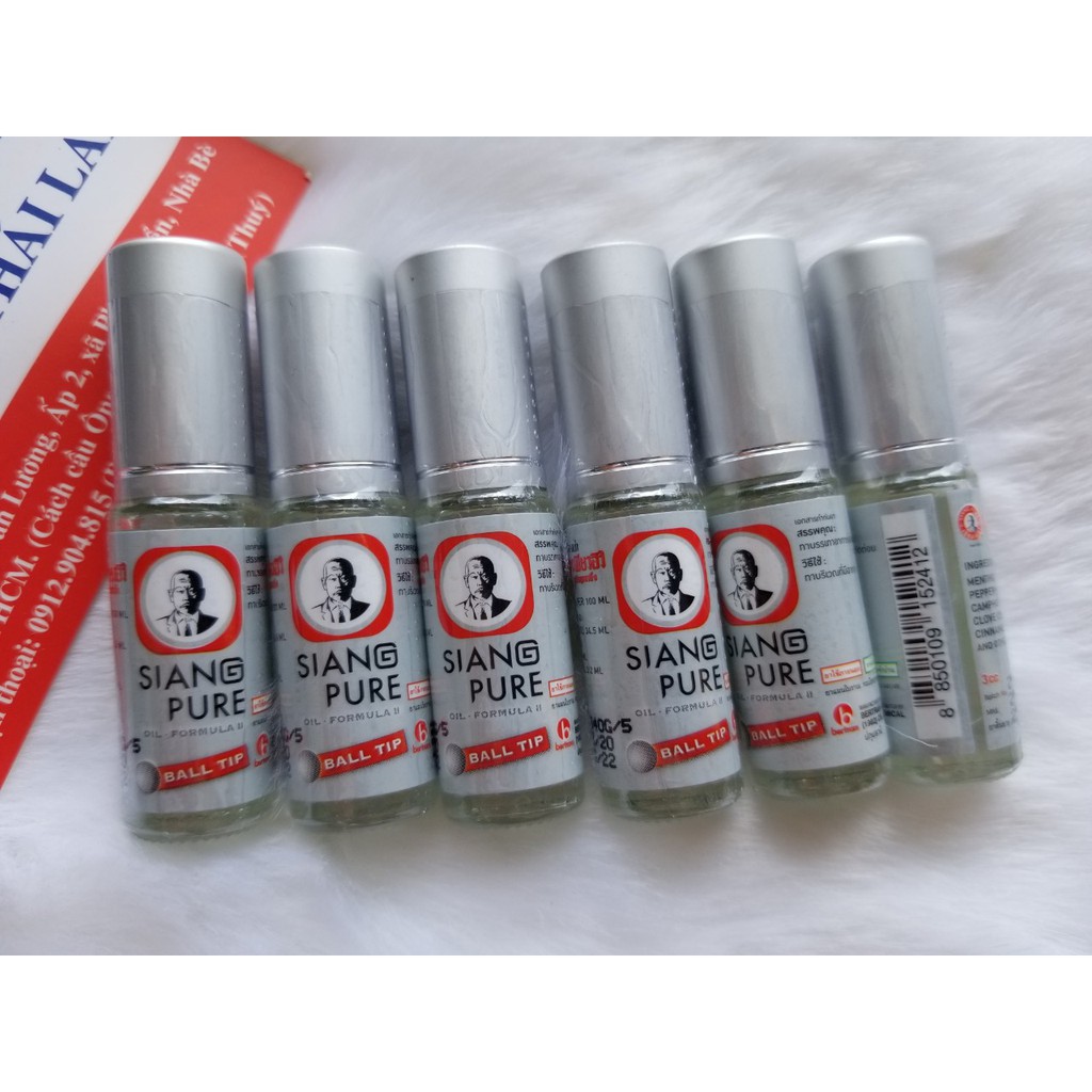 Dầu gió lăn siang pure oil  FORMULA I BALL TIP 3CC- Dầu gió ông già