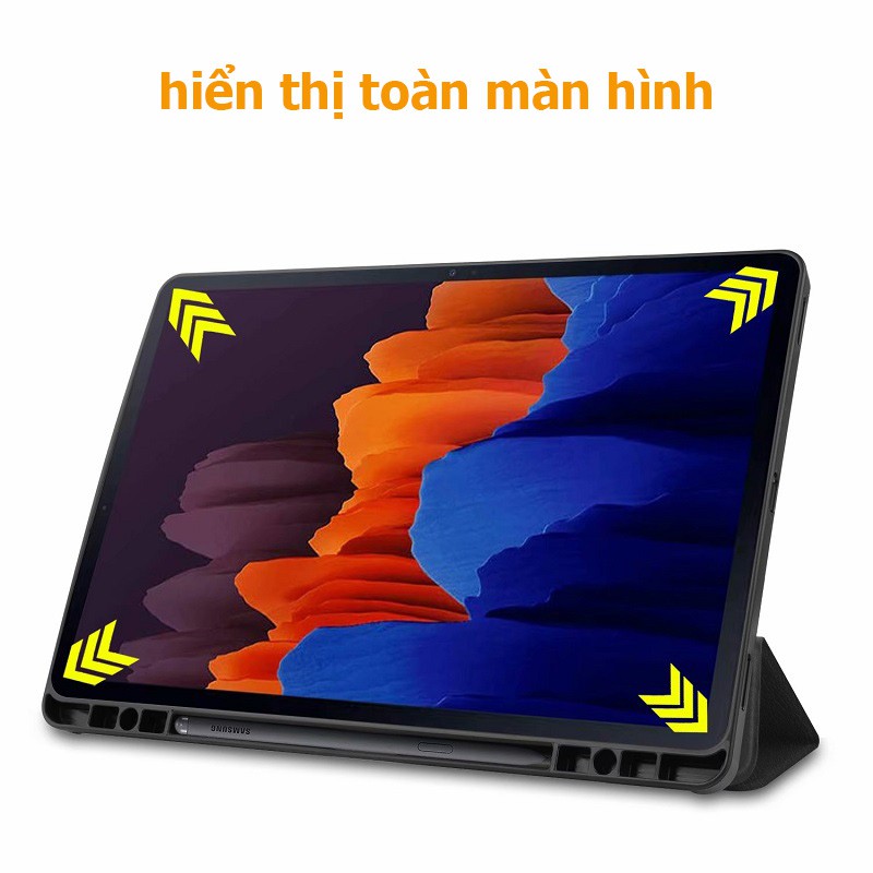 Ốp Máy Tính Bảng TPU Chống Sốc Có Giá Đứng Và Ngăn Đựng Bút Cho Samsung Galaxy TAB S7 S8 S7 + S8 +