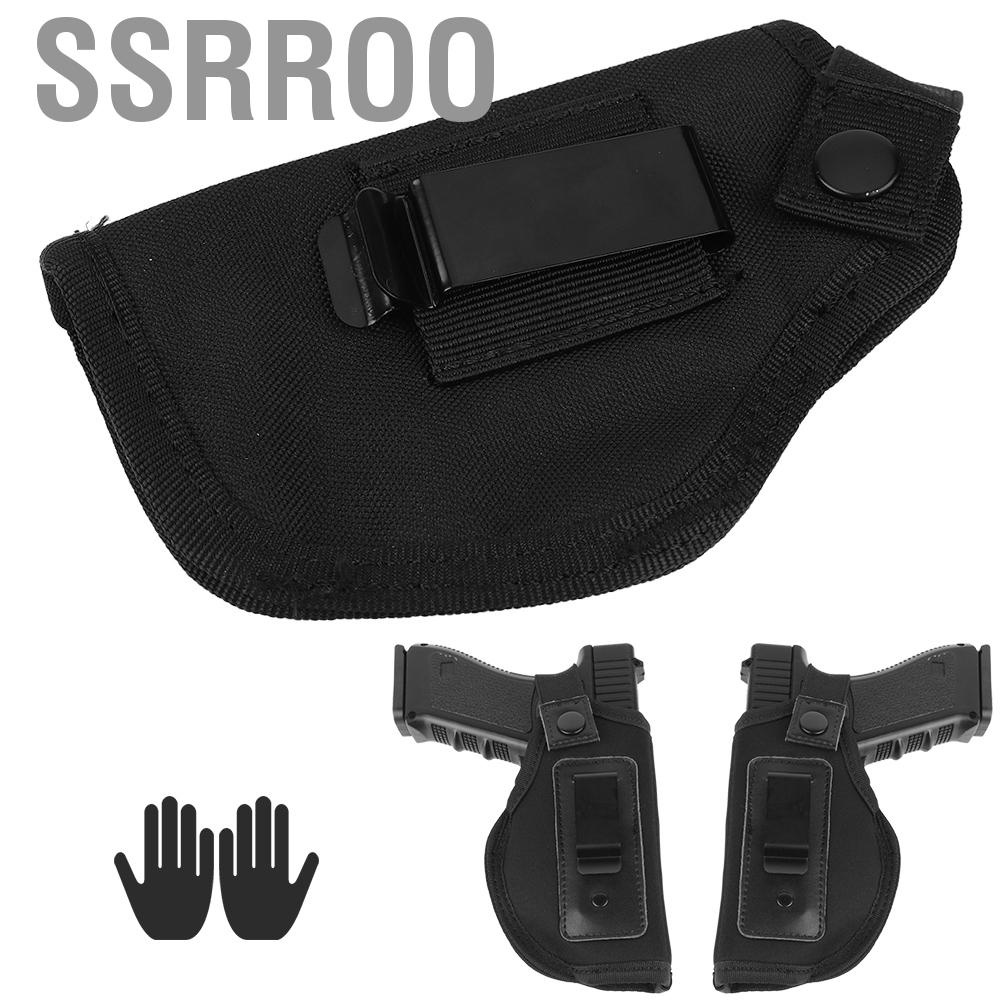 Ssrroo Universal Holster Durable Concealed Carry Black Oxford Cloth Waist Belt