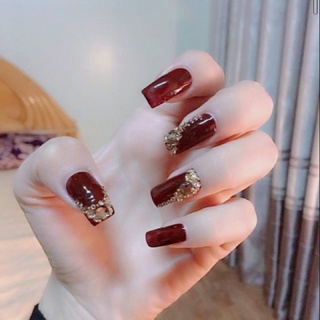 Bộ 24 móng tay giả cao cấp kèm keo
