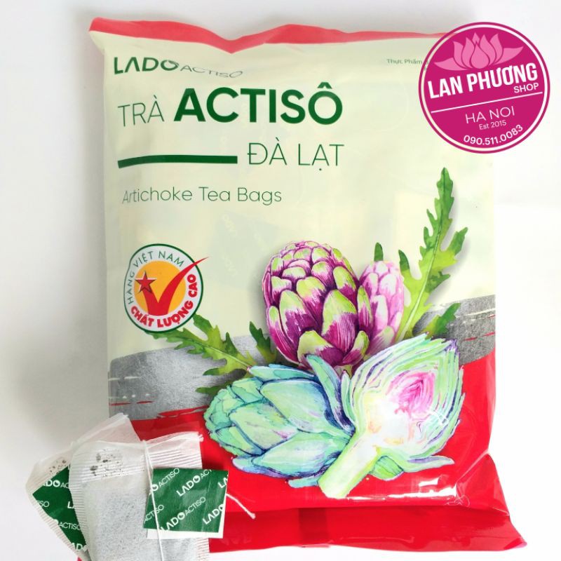 [100 túi lọc] Trà Atiso LADOPHAR