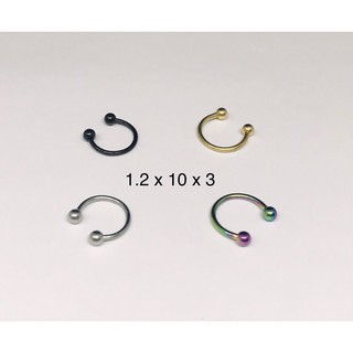 Khuyên chữ U (1.2x10x3)/ Piercing ocean