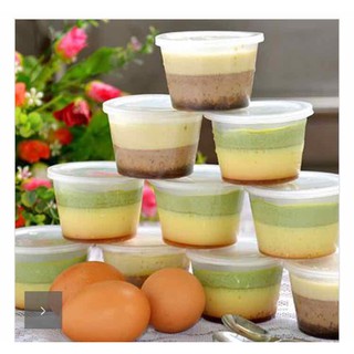 Combo 20 Khuôn Làm Bánh Flan Rau Câu Có Nắp Tiện Dụng