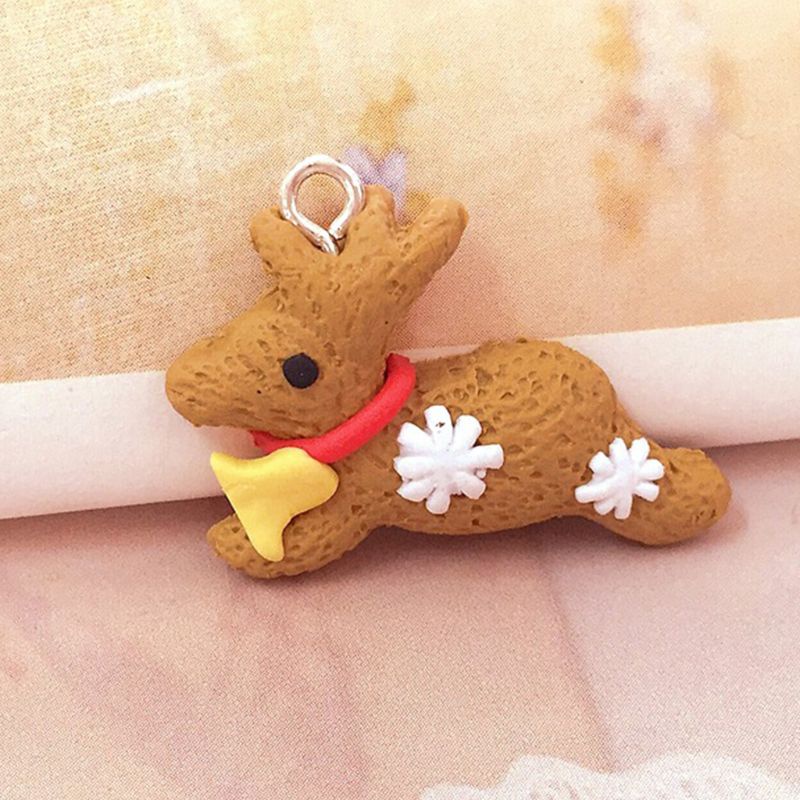 Arin Mặt Dây Chuyền Hình Người Tuyết / Bánh Gừng / Hươu Mini Mềm Mại