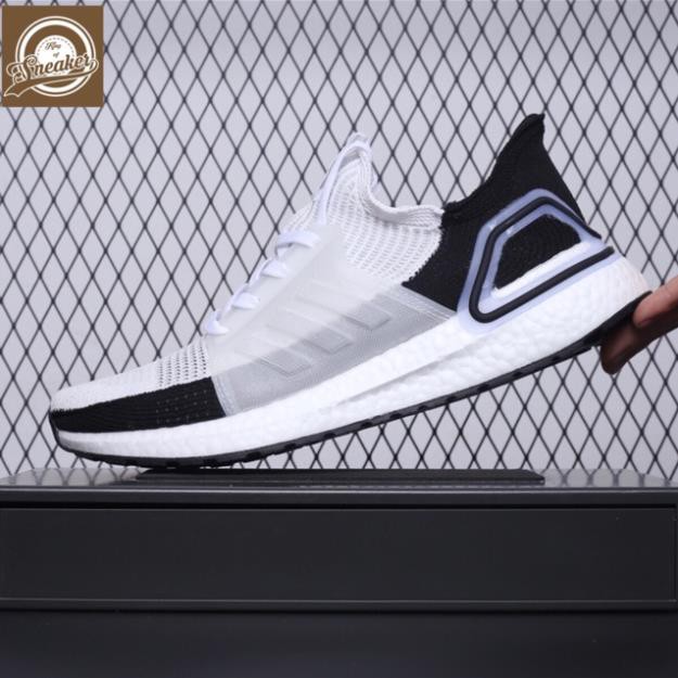 ( Uy tín nhất ) Giầy thể thao Ultra boost 19 white black trắng đen thời trang dạo phố * new RT ' '