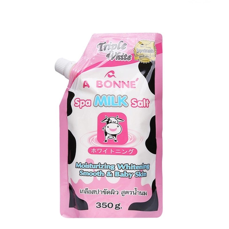 [HCM]Muối Tắm Sữa Bò Tẩy Tế Bào Chết A Bonne Spa Milk Salt Thái Lan 350g