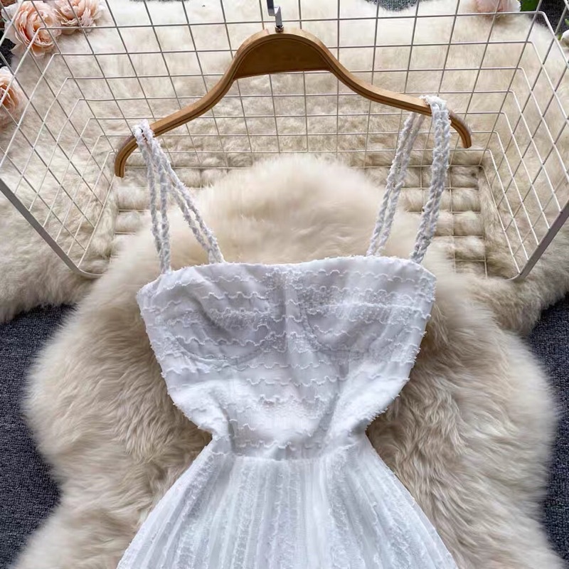 Váy đầm tiểu thư maxi 2 dây dáng dài thiết kế