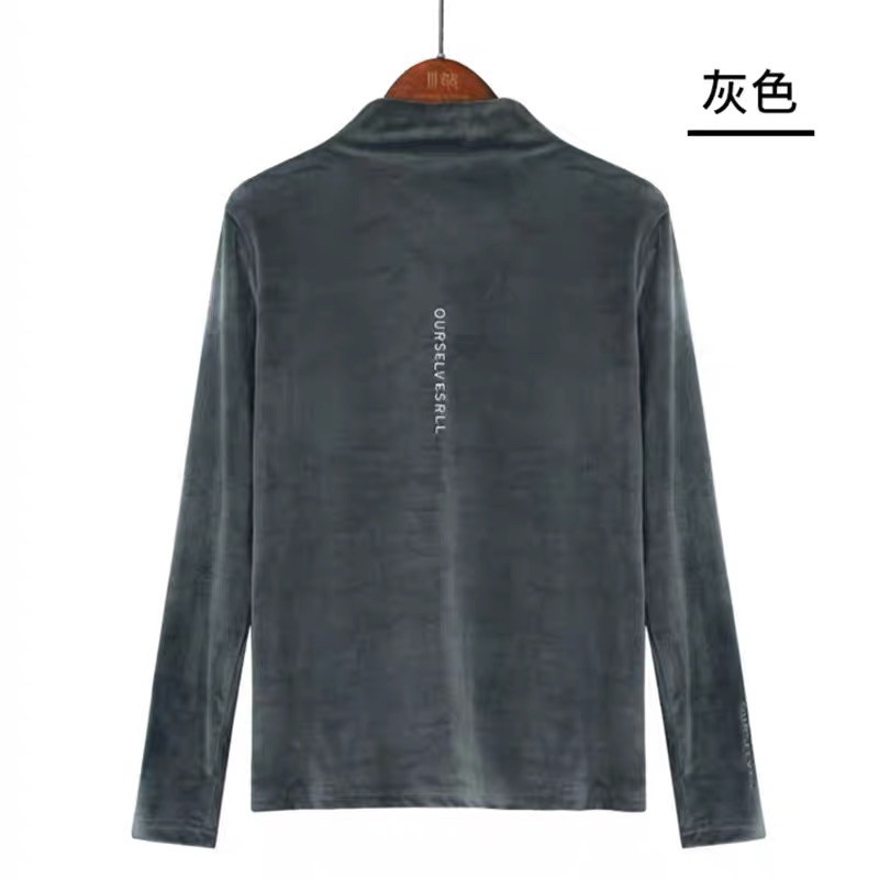 [Hàng Quảng Châu]SP3377 Áo giữ nhiệt nhung thêu OURSELVES